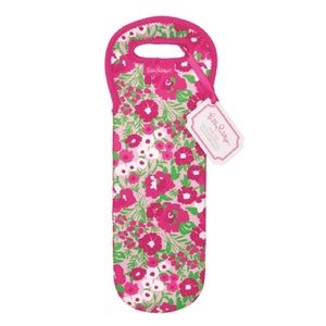 Lilly Pulitzer wine tote (garden by the sea)